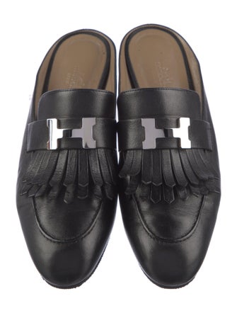 Hermès Rivoli H Logo Mules