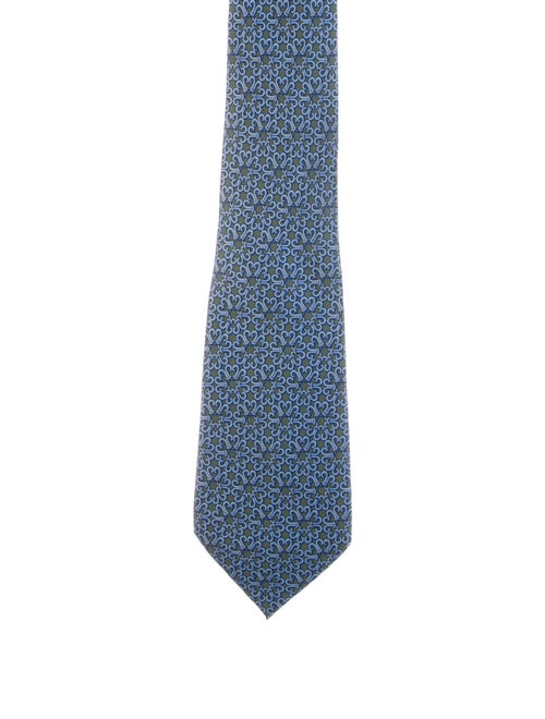 Hermès Pattern Print Tie