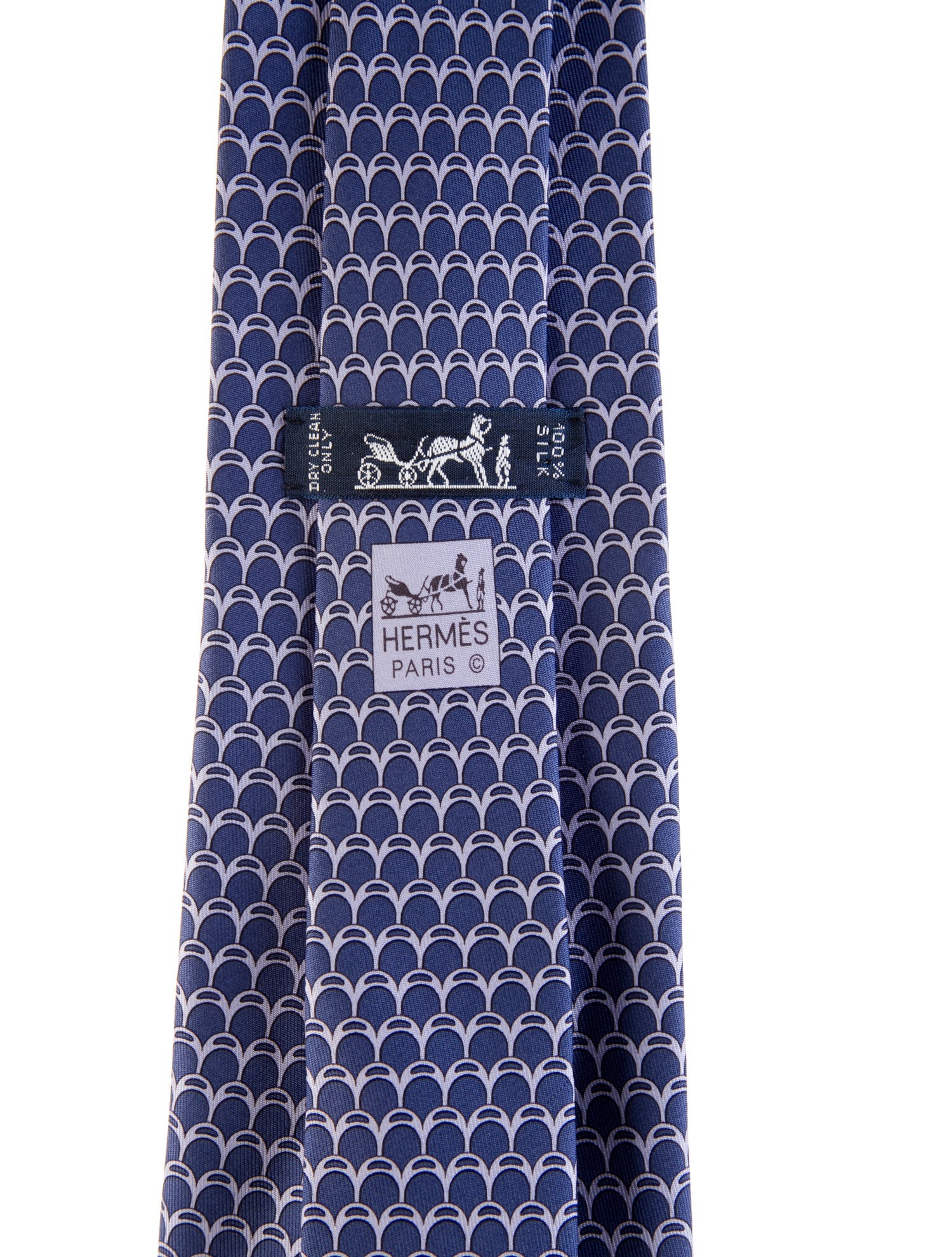 Hermès Pattern Print Tie