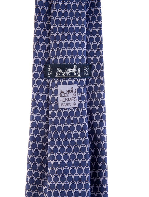 Hermès Pattern Print Tie