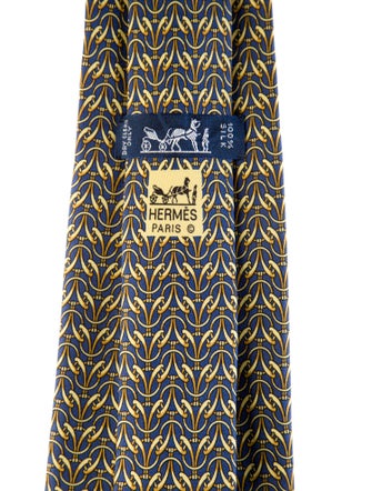 Hermès Pattern Print Tie