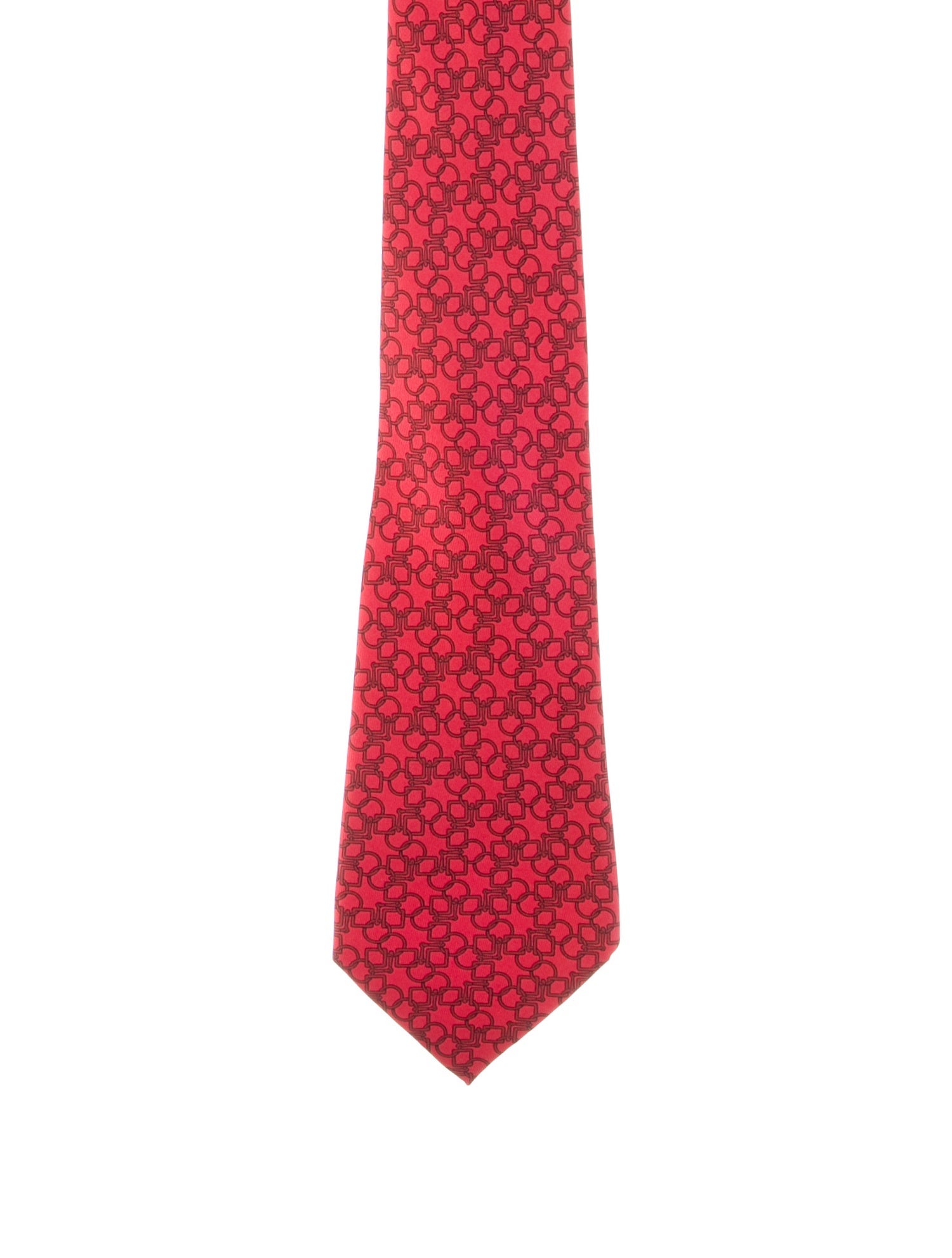 Hermès Pattern Print Tie