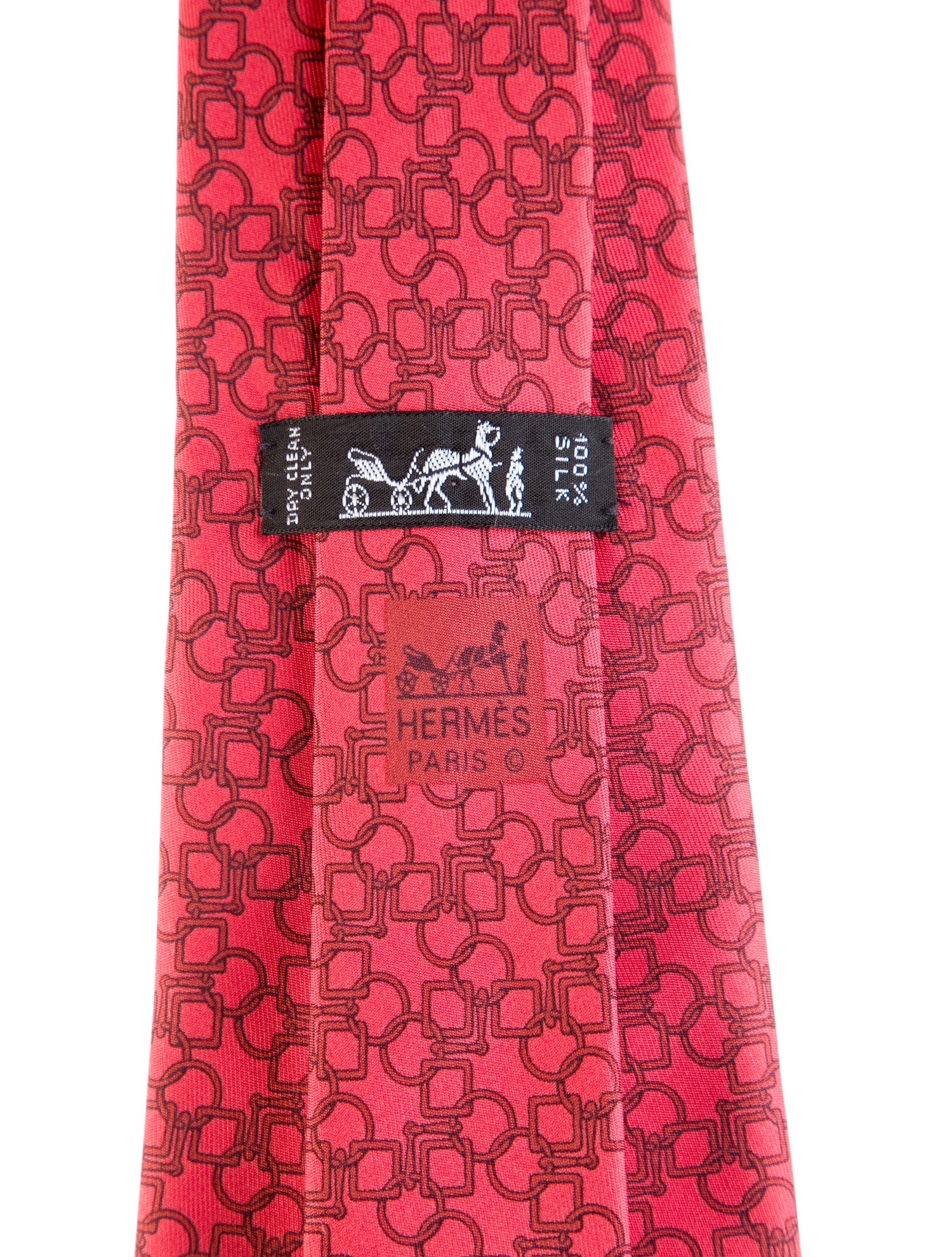 Hermès Pattern Print Tie