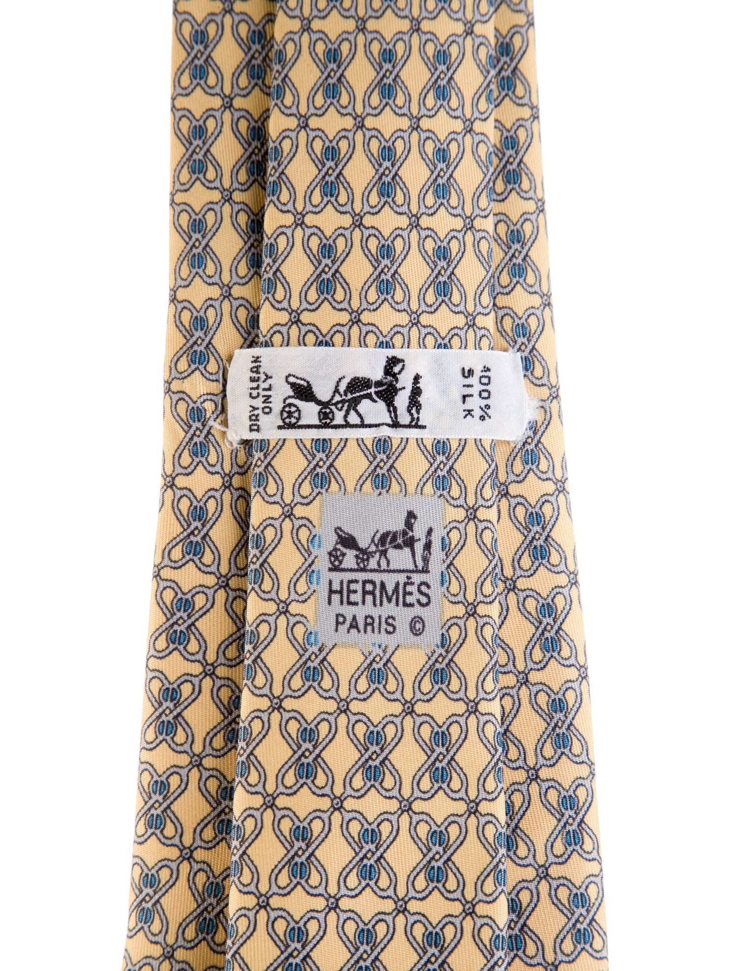 Hermès Pattern Print Tie