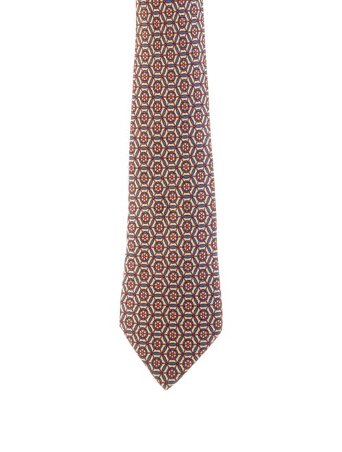 Hermès Pattern Print Tie