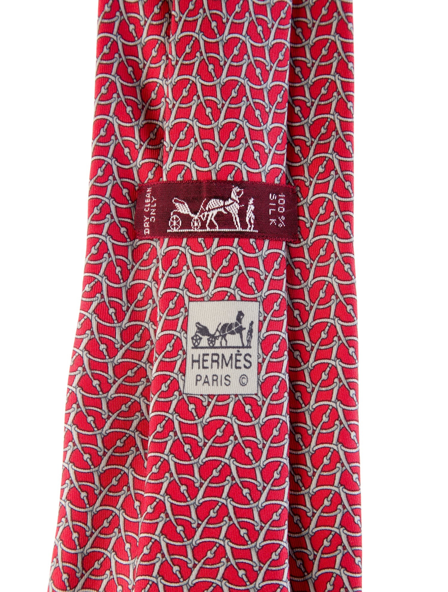 Hermès Pattern Print Tie