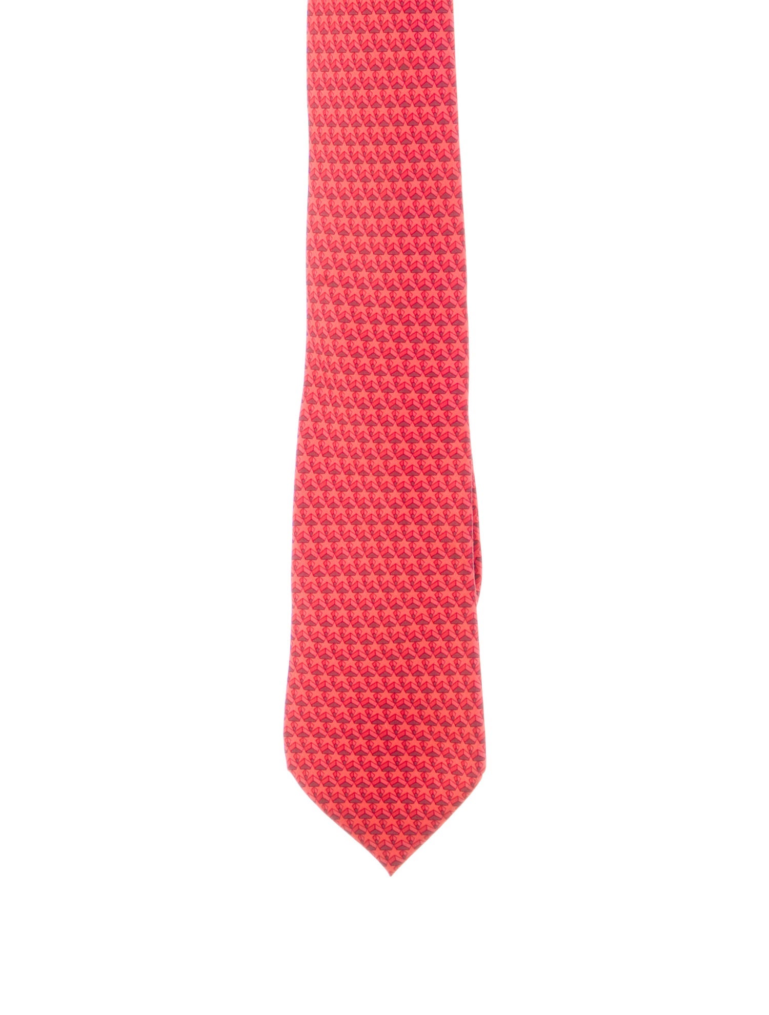 Hermès Pattern Print Tie