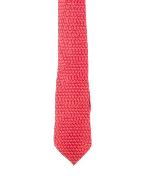 Hermès Pattern Print Tie