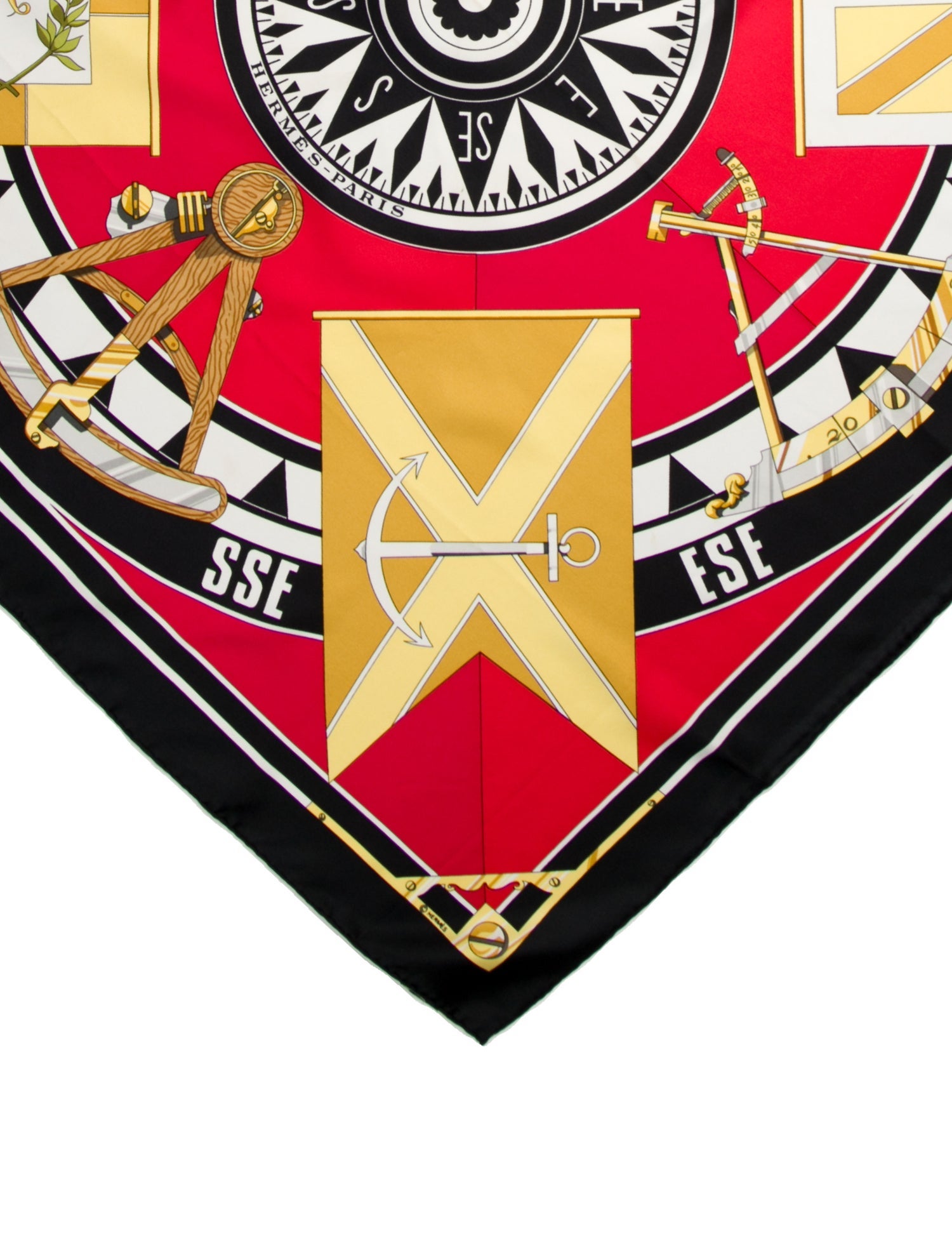 Hermès Sextants Silk Scarf