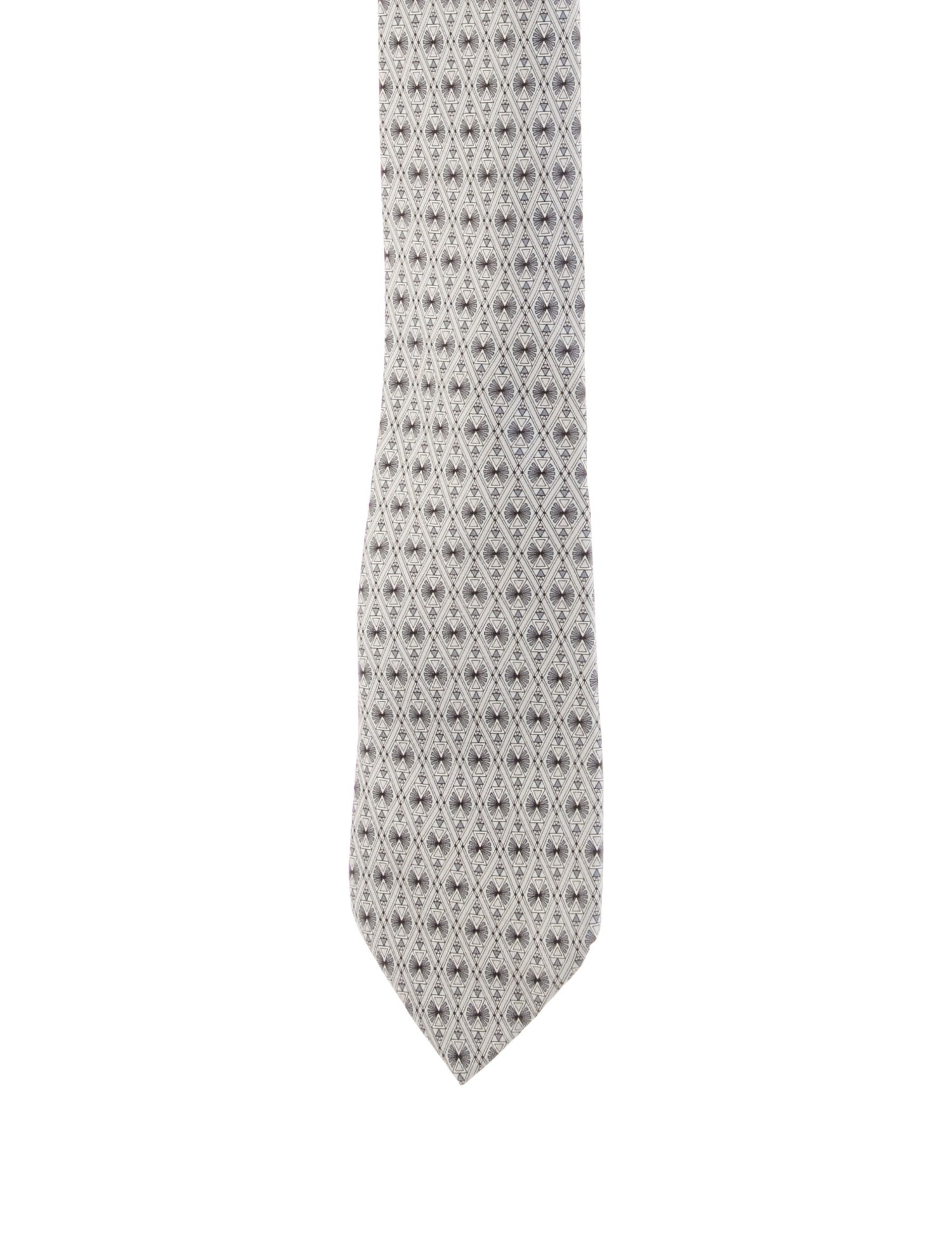 Hermès Pattern Print Tie