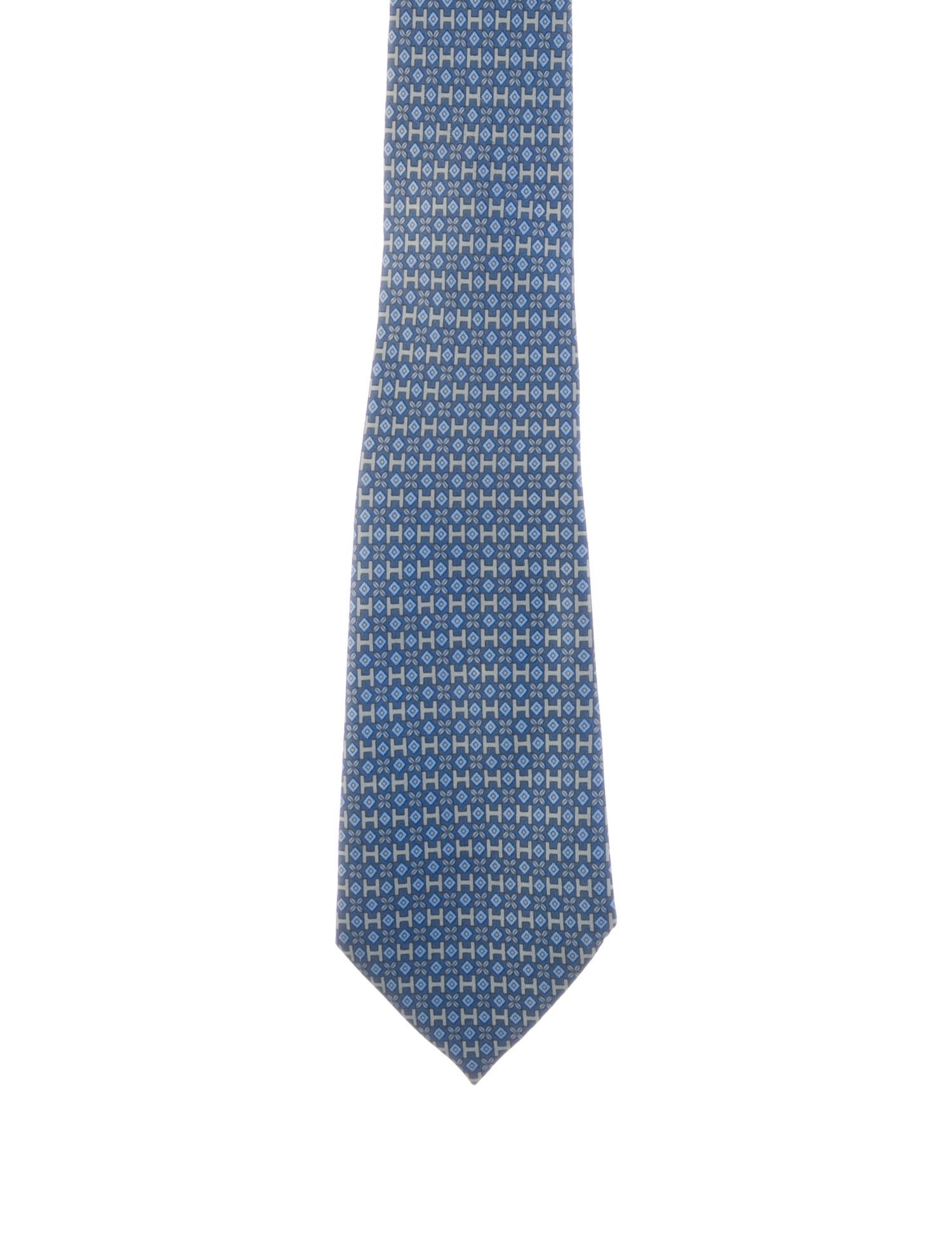 Hermès Pattern Print Tie