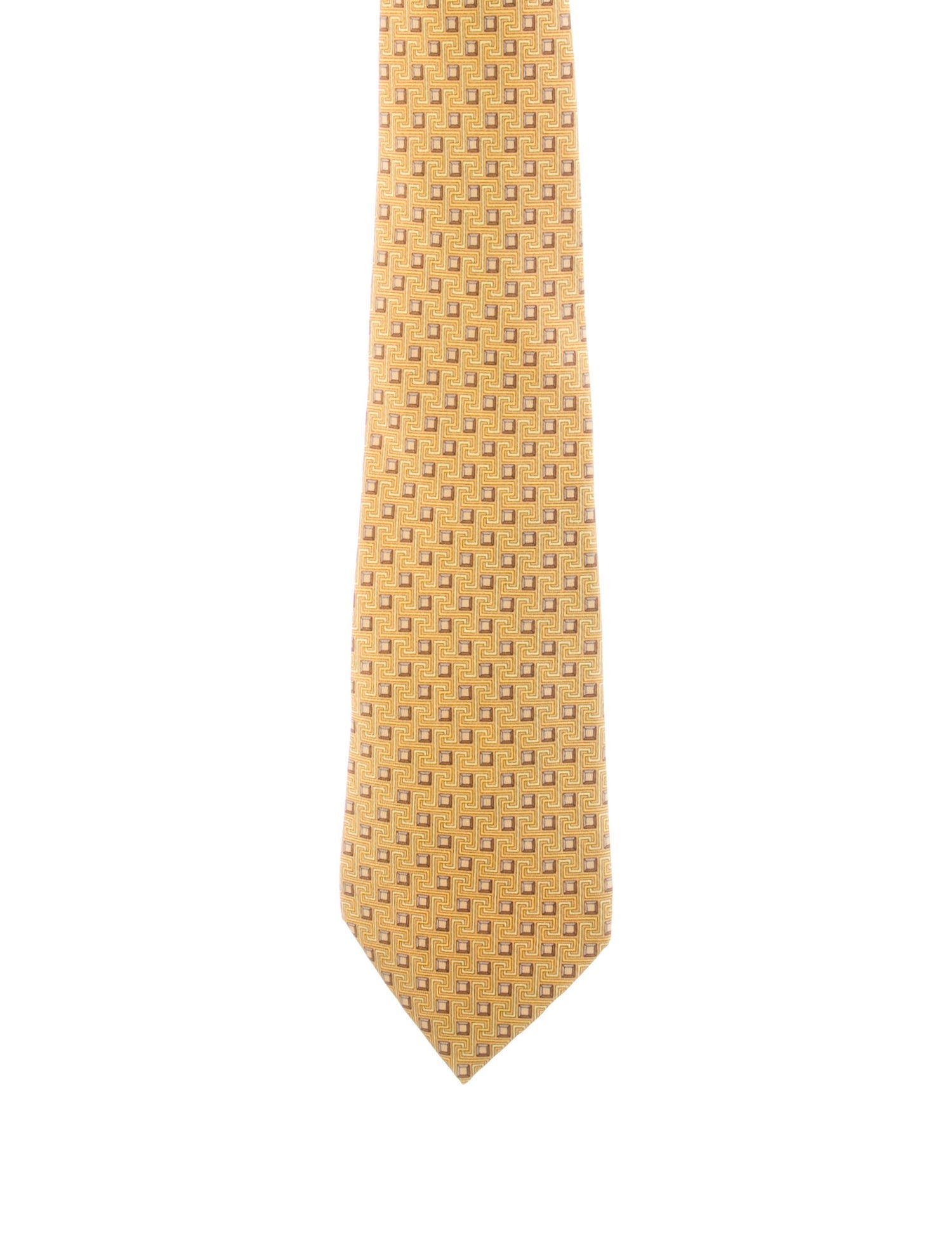 Hermès Pattern Print Tie