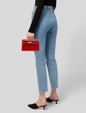 Hermès Shiny Niloticus Crocodile Kelly Pochette