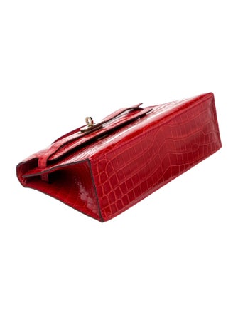 Hermès Shiny Niloticus Crocodile Kelly Pochette