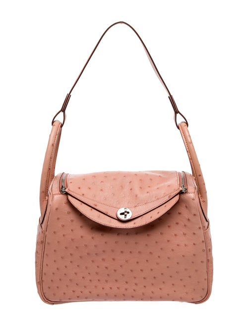 Hermès Ostrich Lindy 30