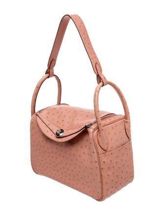 Hermès Ostrich Lindy 30