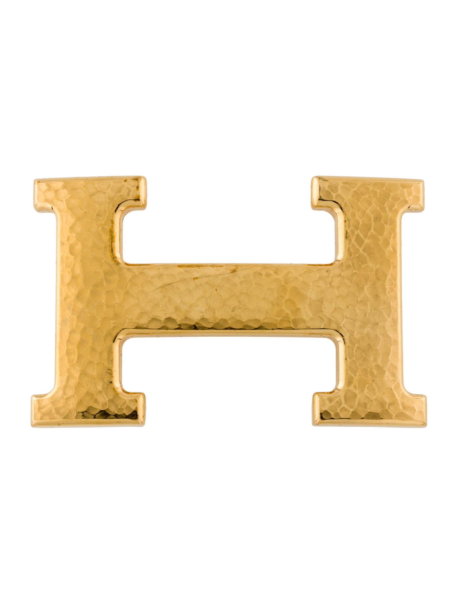 Hermès H Martelée 38 mm Belt Buckle