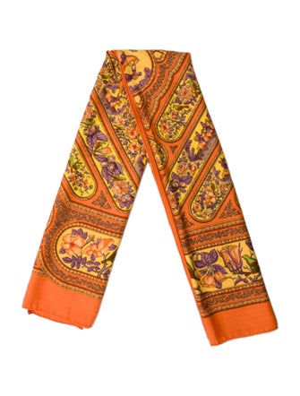 Hermès Qalamdan Cashmere Scarf