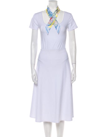 Hermès Danse Pacifique Silk Twilly Scarf