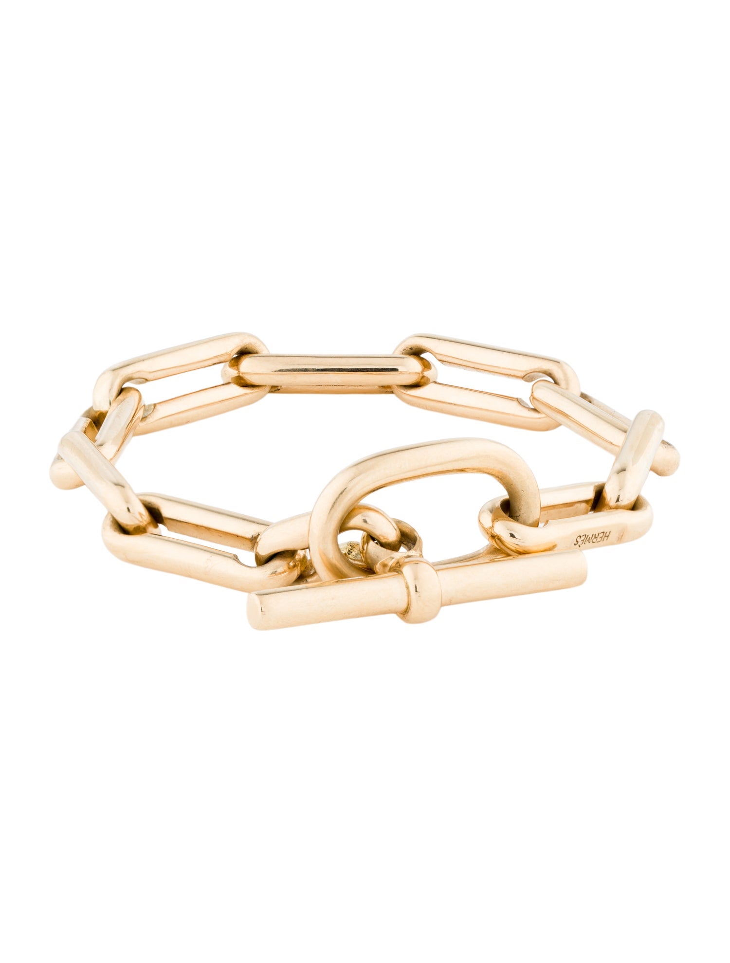 Hermès Vintage 18K Toggle Link Bracelet