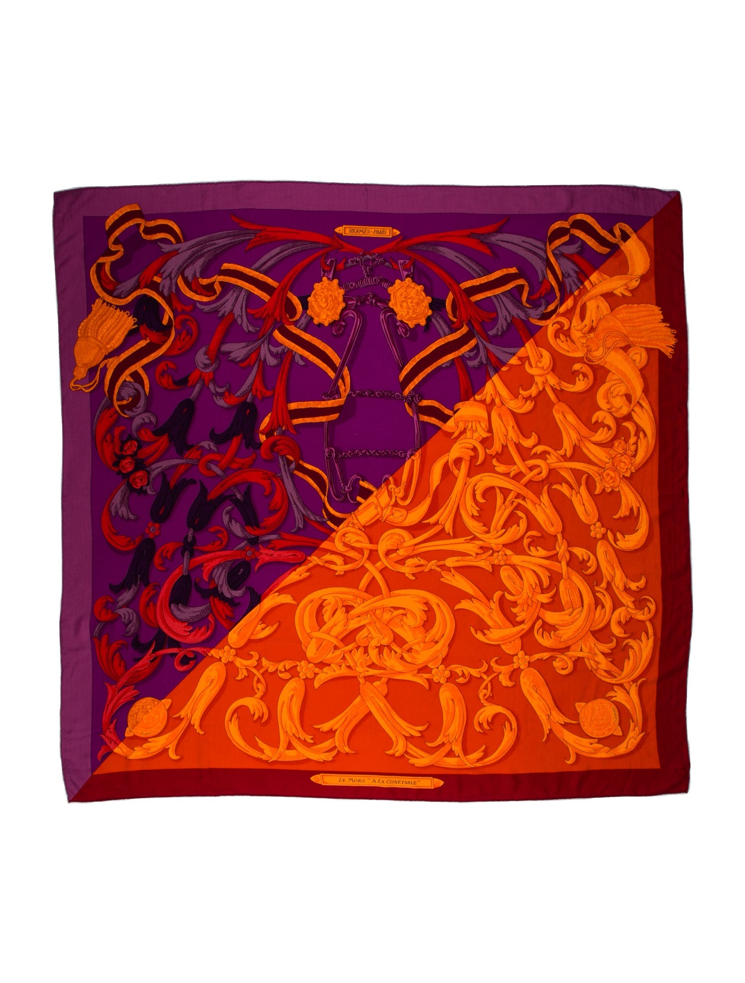 Hermès Le Mors "A La Conétable" Cashmere Shawl
