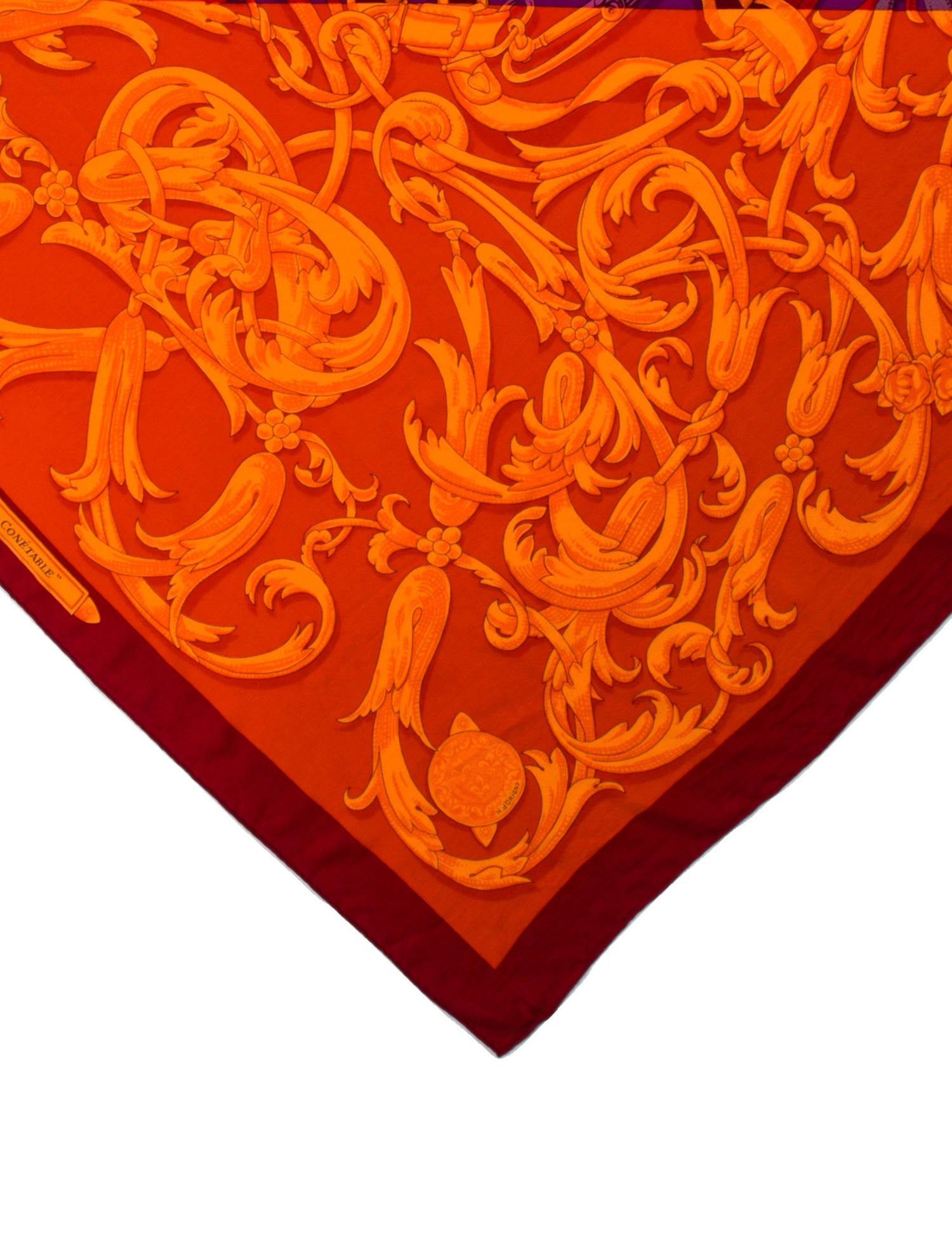 Hermès Le Mors "A La Conétable" Cashmere Shawl