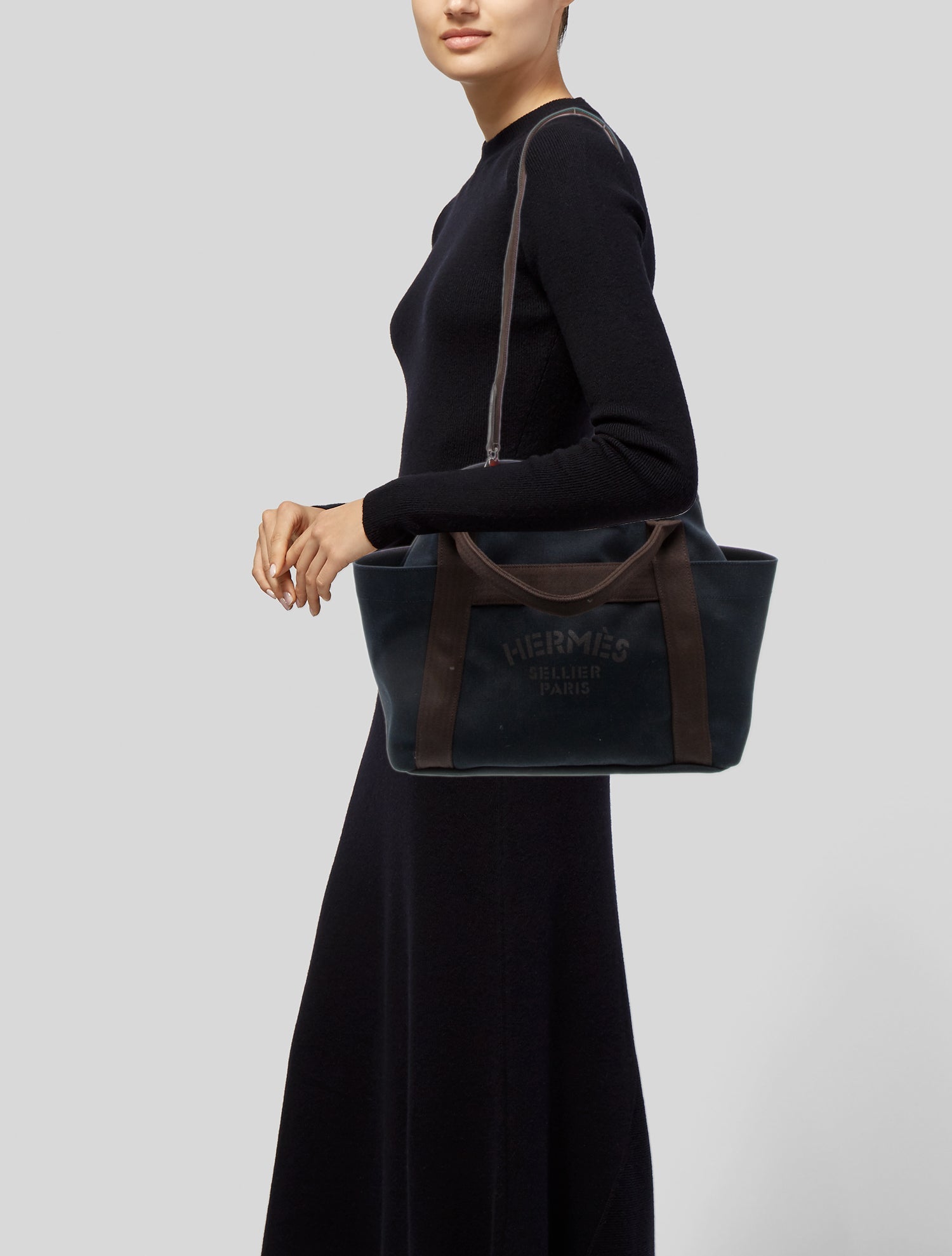 Hermès Toile Sac de Pansage Grooming Bag