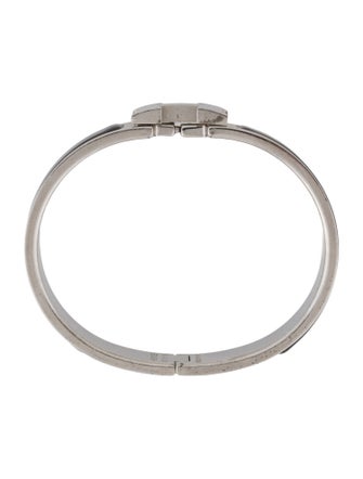Hermès Enamel Clic H Bangle Bracelet