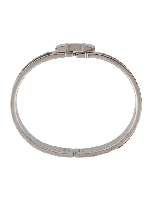 Hermès Enamel Clic H Bangle Bracelet