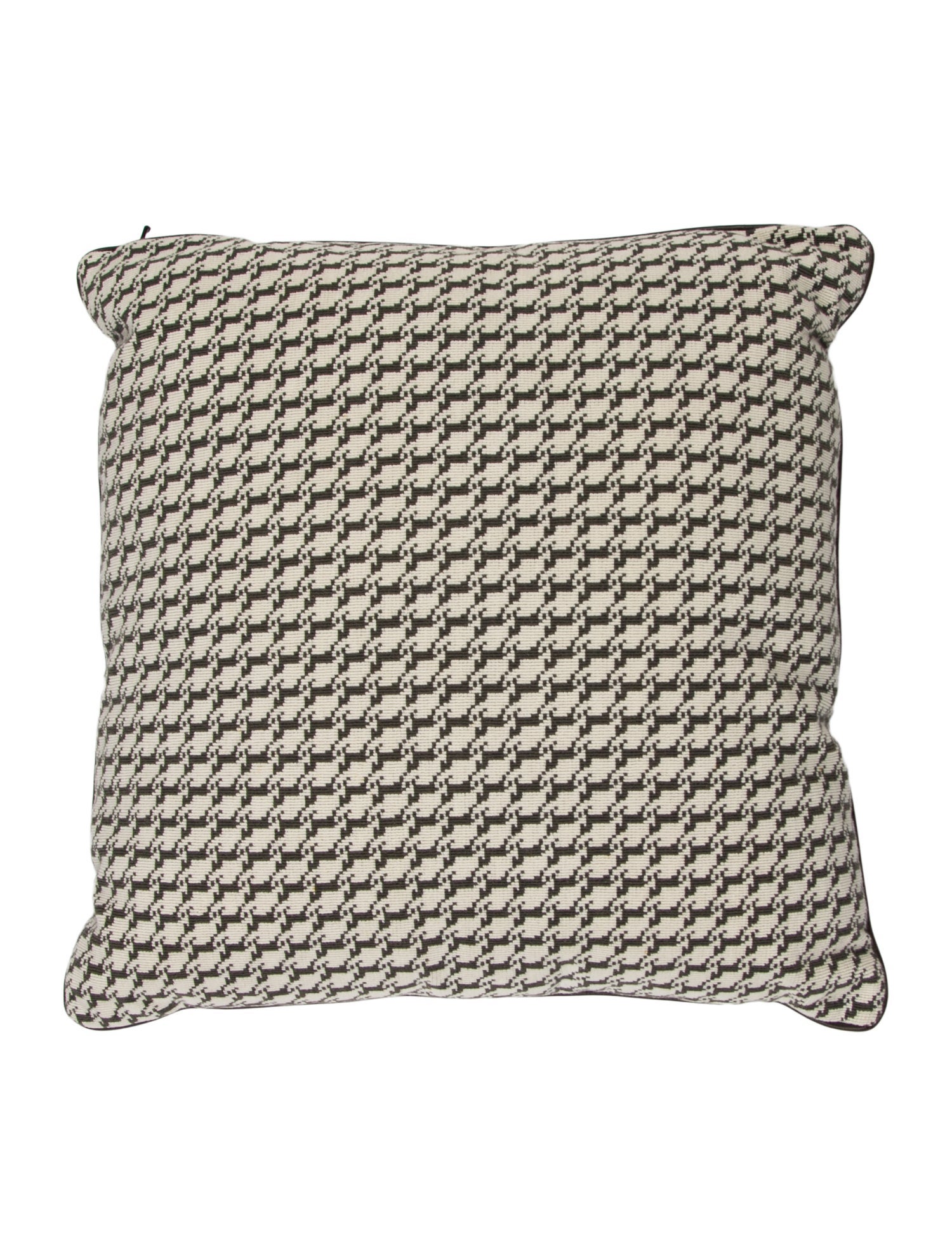 Hermès Cheval Pixel Throw Pillow