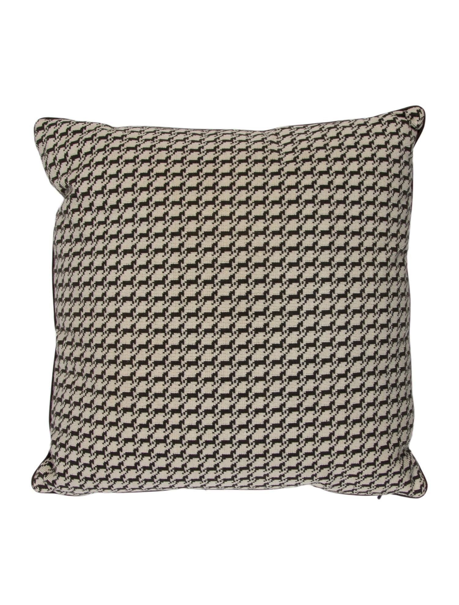 Hermès Cheval Pixel Throw Pillow