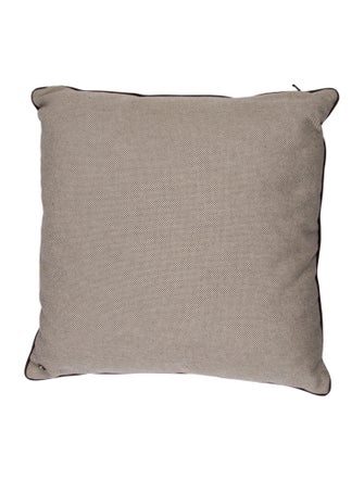 Hermès Cheval Pixel Throw Pillow