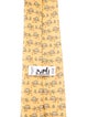 Hermès pattern silk tie