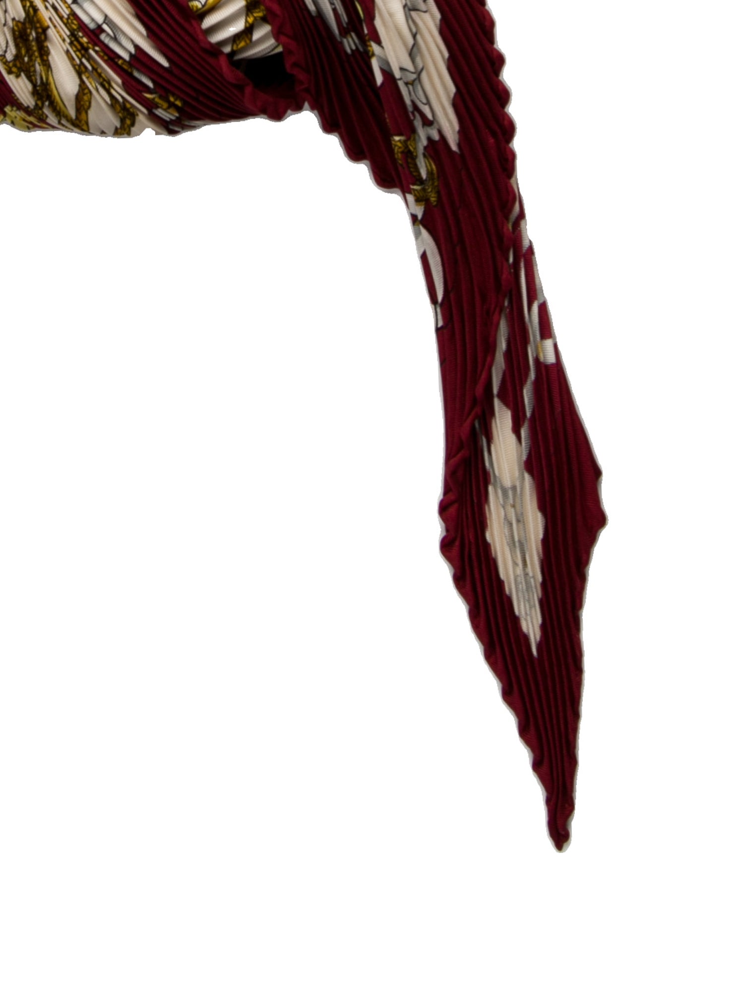 Hermès Cliquetis Silk Plissé Silk Plissé Scarf