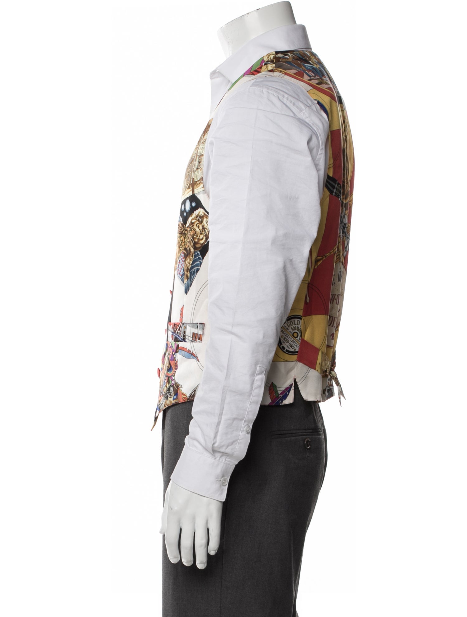 Hermès Printed Suit Vest