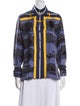Hermès Silk Printed Button-Up Top