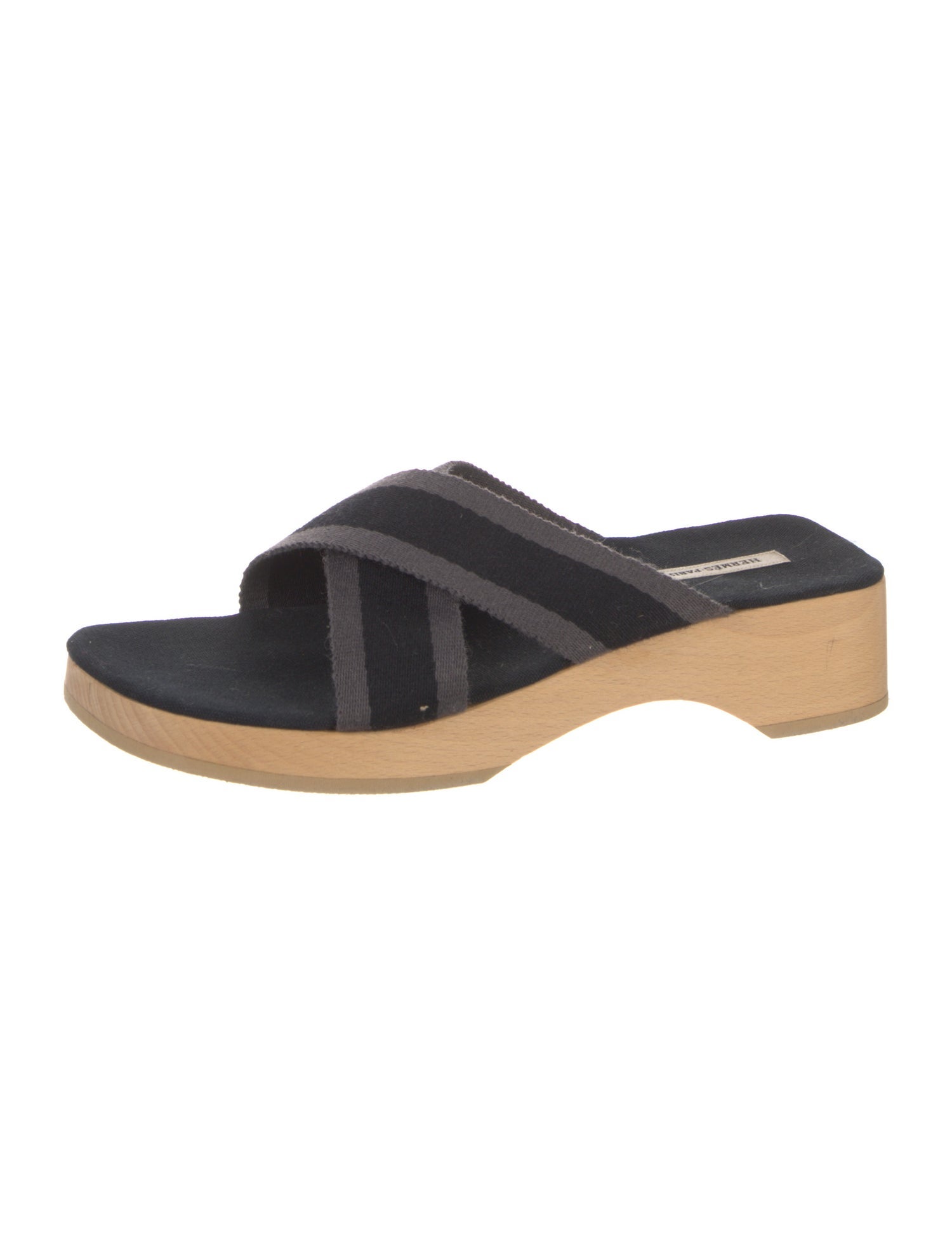 Hermès Vintage Canvas Slides