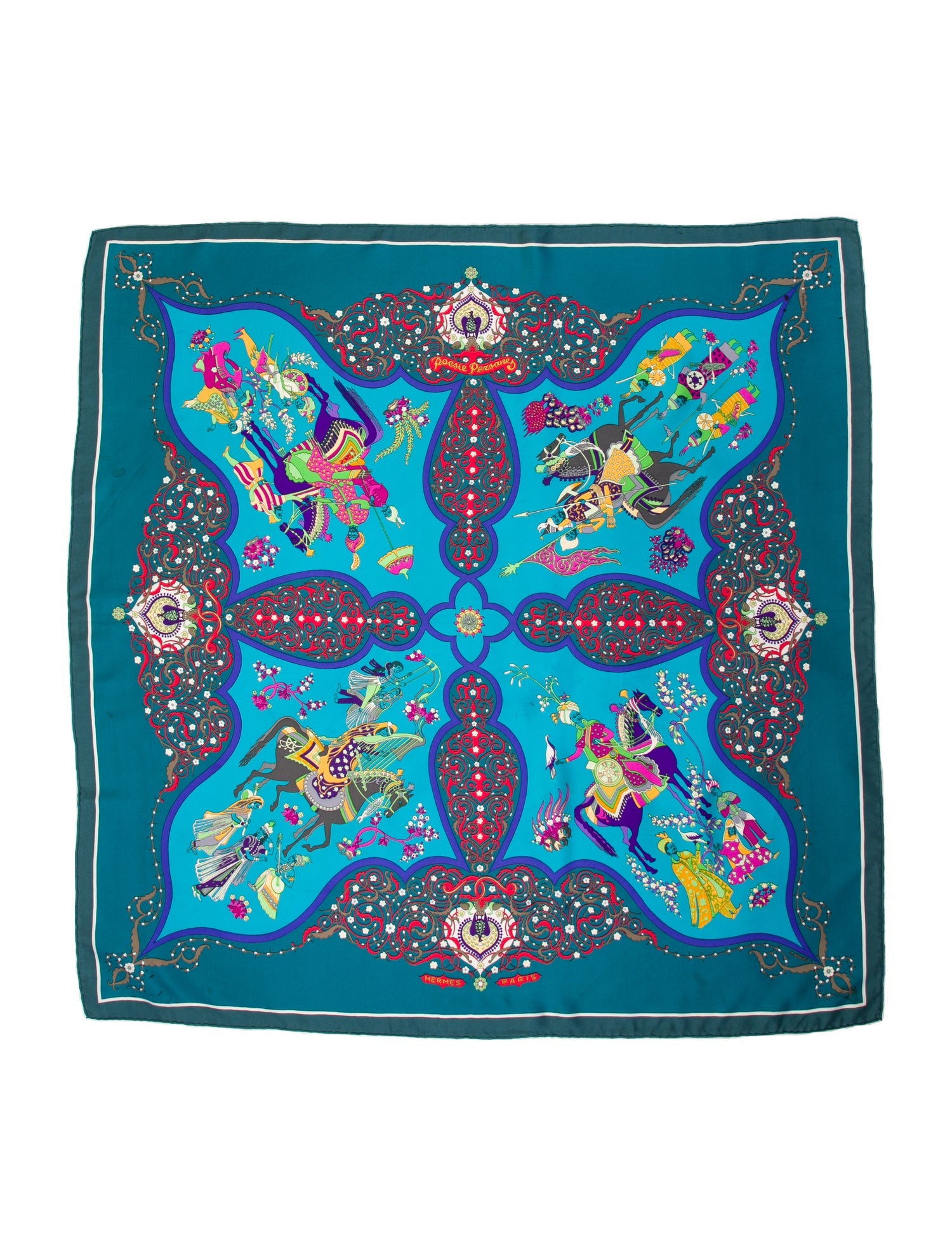 Hermès Poésie Persane Silk Scarf
