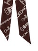 Hermès Chaines et Gourmettes Silk Twilly Scarf