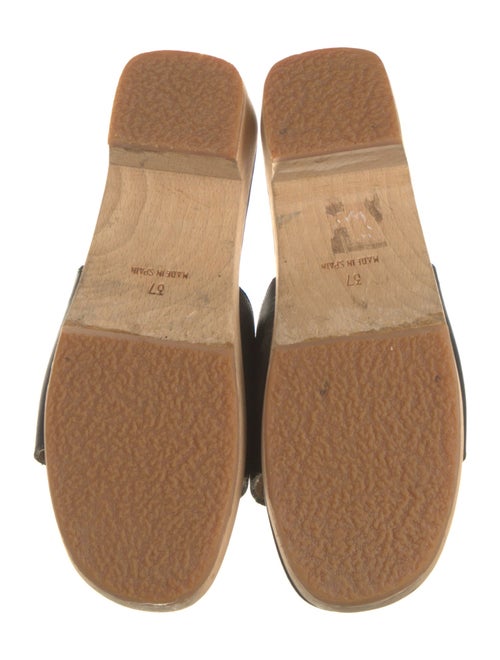 Hermès Leather Slides