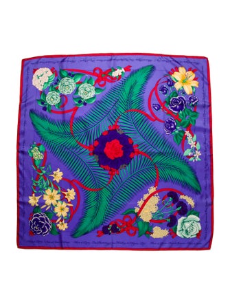 Hermès Fleurs de L’Opera Silk Scarf