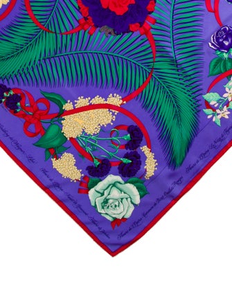 Hermès Fleurs de L’Opera Silk Scarf