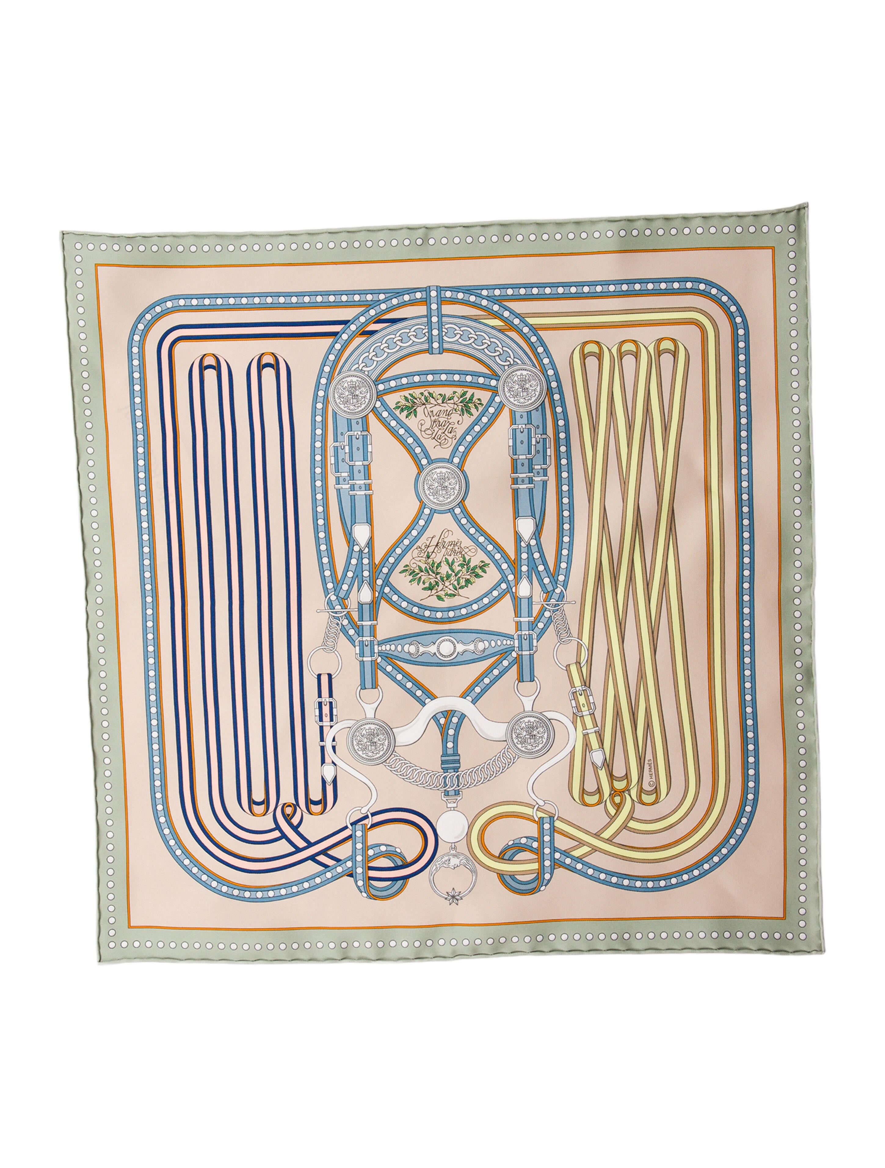 Hermès Grand Tralala Cashmere Scarf