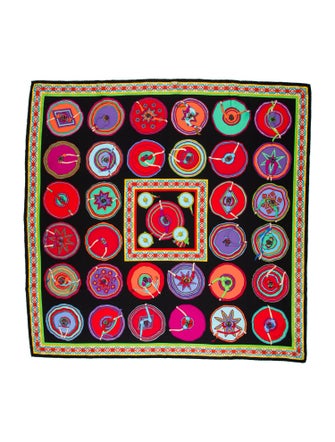 Hermès Belles du Mexique Silk Scarf