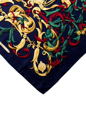 Hermès Le Mors A La Conétable Silk Scarf