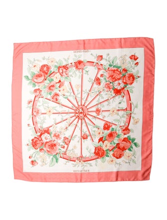 Hermès Romantique Jacquard Silk Scarf