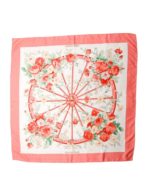 Hermès Romantique Jacquard Silk Scarf