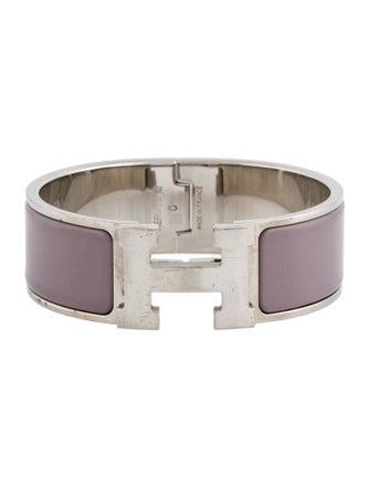 Hermès Clic Clac H Enamel Bangle Bracelet
