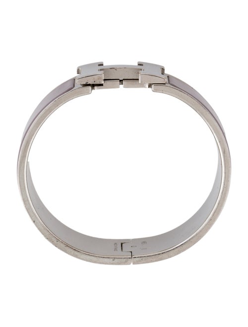 Hermès Clic Clac H Enamel Bangle Bracelet