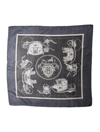 Hermès Ex-Libris Glam Silk Scarf